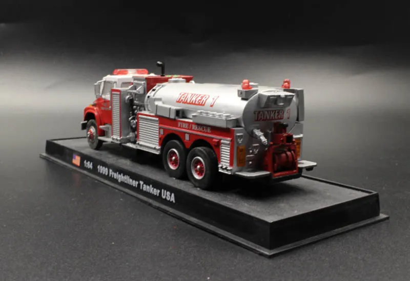 1/64 классический 1999 Американский freltliner танкер игрушка «пожарная машина» Автомобили сплав литой Металл Модель автомобиля игрушки автомобиль