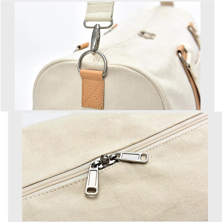 Multifunction Vintage Canvas Men's Travel Bags Carry on Luggage Women Large Tote Handbags for Clothes Shoes | Багаж и сумки