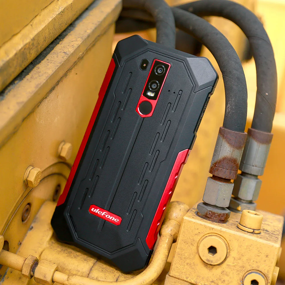 Ulefone Armor 6E IP68 водонепроницаемый прочный телефон 6,2 дюймов 4 GB+ 64 GB 16MP Android 9,0 Octa Core с беспроводной зарядки NFC смартфон
