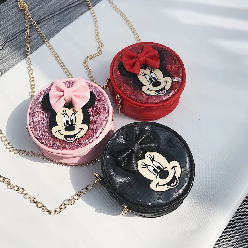 Детские Сумки disney новинка 2019 года сумка на плечо с блестками для мальчиков и