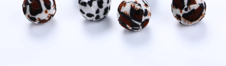 3 шт. игрушки для котов 3,5 см короткие плюшевые шарики здоровые забавные лакомства для кошек KittenToys Короткие Плюшевые смешные шары
