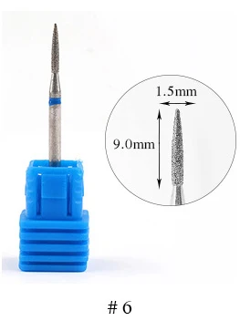 1 шт. Вольфрамовая твердосплавная фреза для электрического маникюрного аппарата