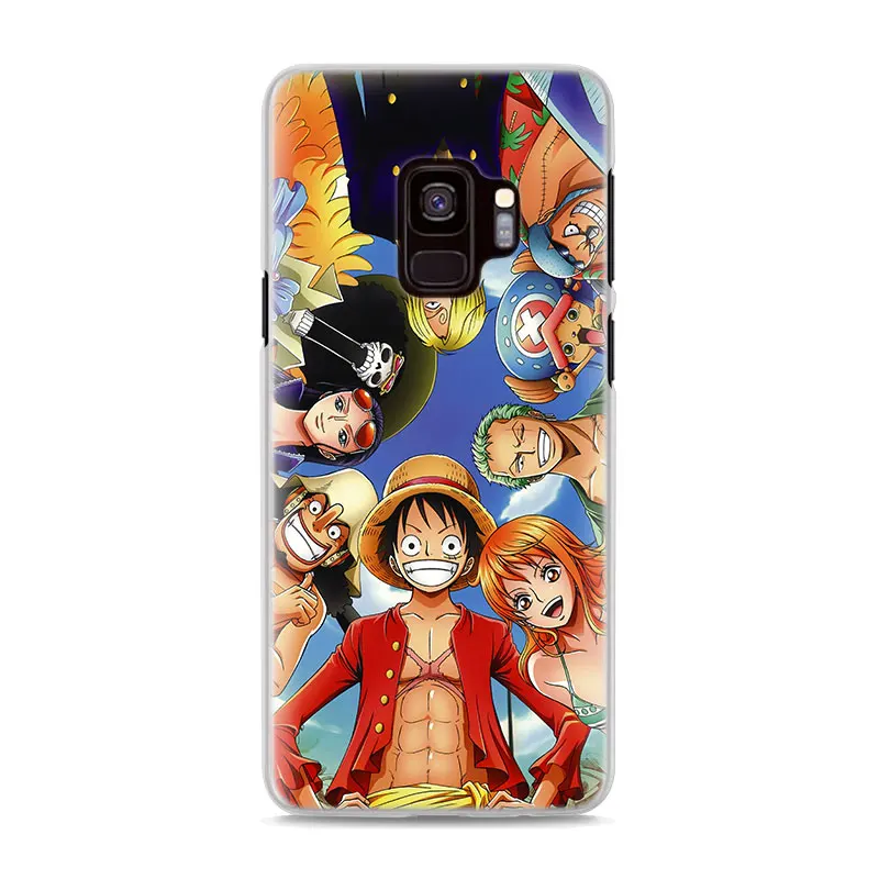 Одна деталь Чехлы для телефона с Луффи для samsung Galaxy S10e S10 S8 S9 плюс M10 M20 M30 A50 S6 S7 Край жесткий чехол повышенной прочности