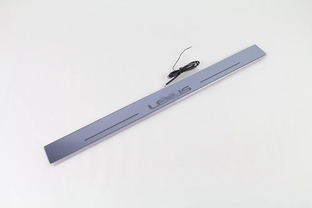 2 шт Круто! Изготовленный на заказ светодиодный порог для пробежной двери пороги