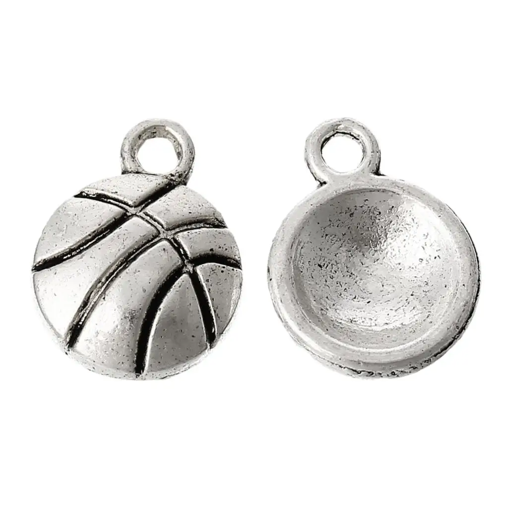 DoreenBeads подвески из цинкового металлического сплава для баскетбола античный