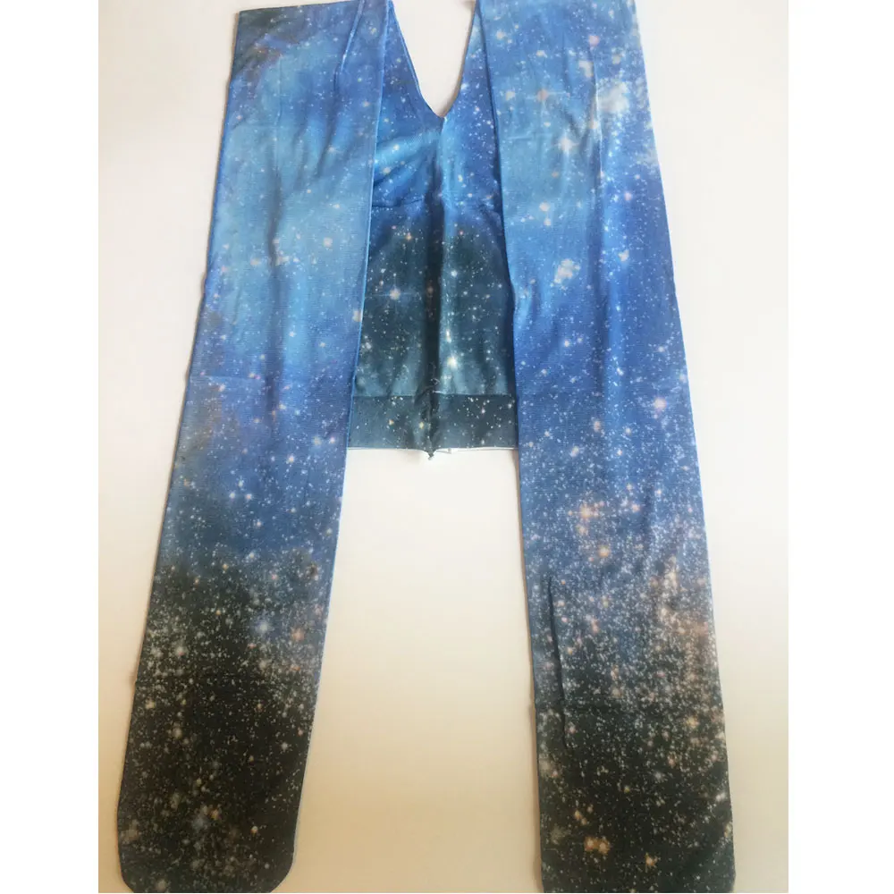 Новые колготки Harajuku для женщин с принтом Galaxy &amp Star | Женская одежда