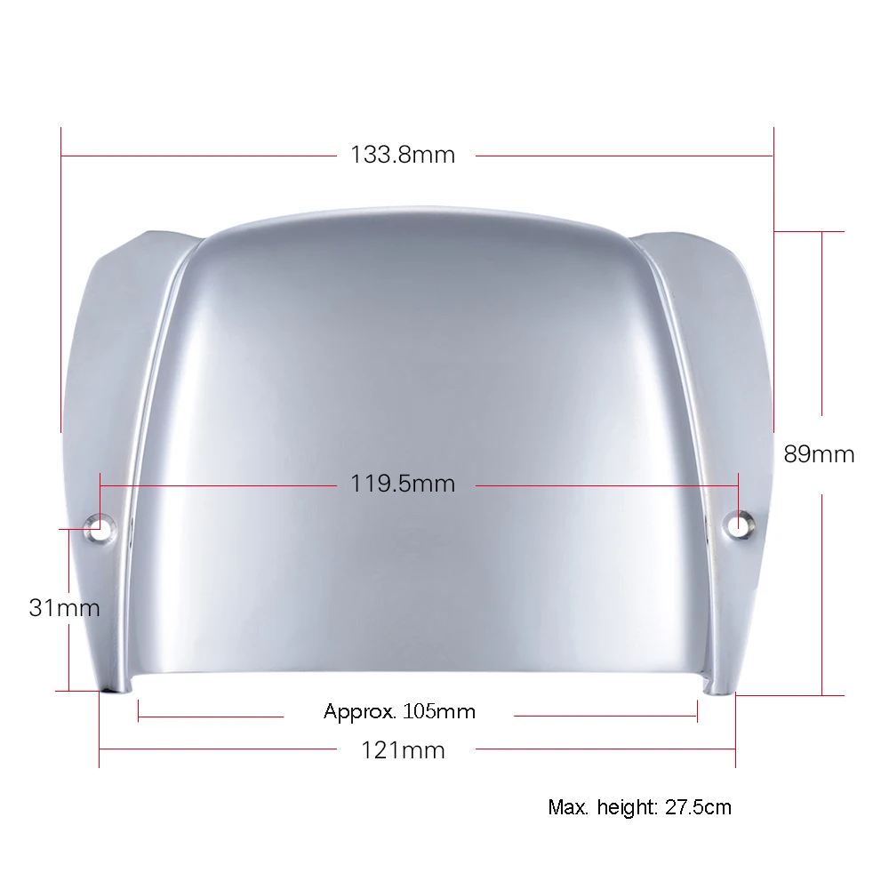 Хромированная короткая стальная защита для моста гитары Jazz бас электрическая