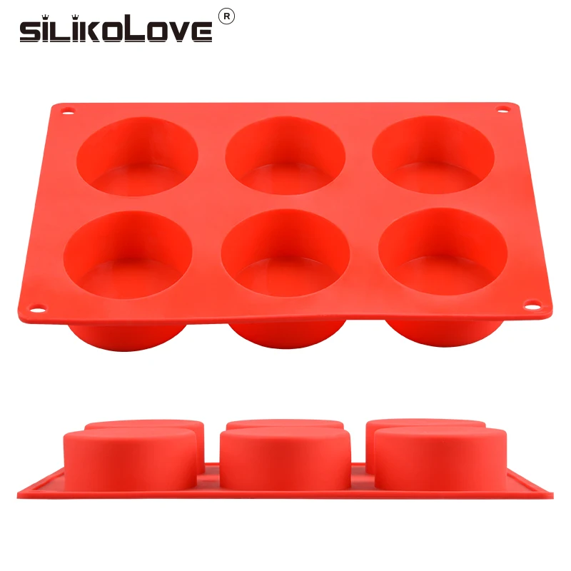 Силиконовая форма для мыла SILIKOLOVE 6 полости сделай сам украшения торта кухонные