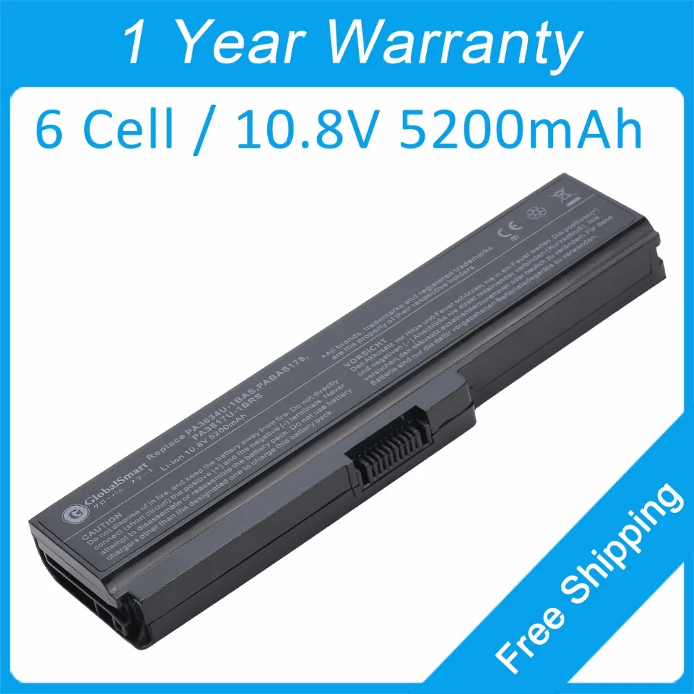 Новый аккумулятор для ноутбука с 6 ячейками toshiba Satellite L770 L775 L300 L500 L750 M305D M505D T110D
