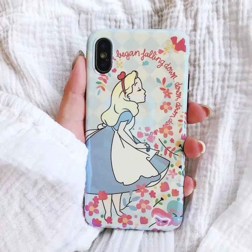 ORYKSZ чехол для iPhone 6 6s 8 Plus Чехлы Роскошные Винтаж девочек в цветочек силиконовая