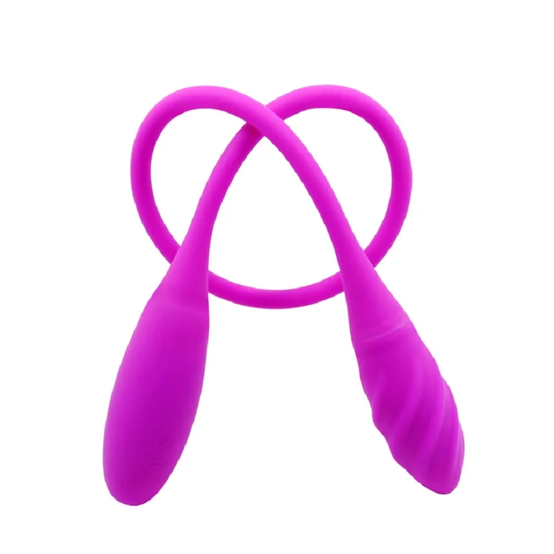 Симпатичная любовь 7 скоростей силиконовый Snaky Co-vibe USB Перезаряжаемый двойной bendale
