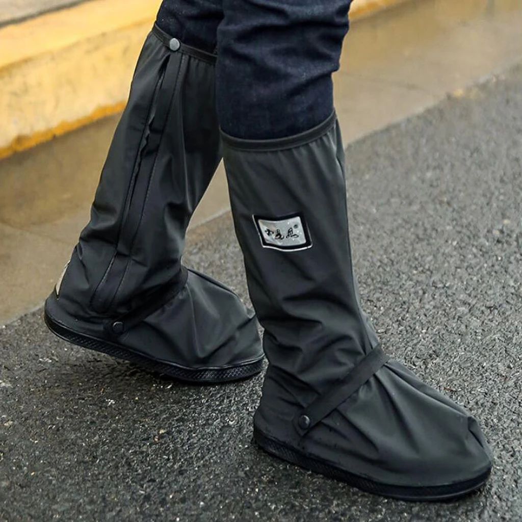 1 Pair Cycling Shoe Cover Reusable Rain Boots Waterproof Protector Overshoes