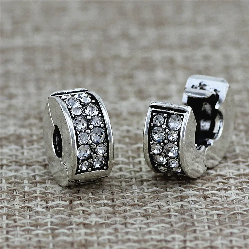 5 стилей безопасности Пробка pave cz подходит для стиля браслетов pan бусы