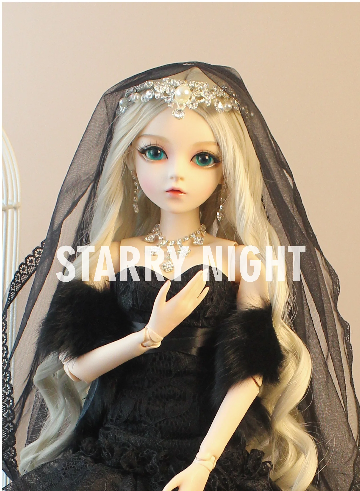 BJD 1/3 шарнирная кукла подарки для девочек ручная роспись макияж fullset Лолита/кукла принцесса с торжественное платье Звездная ночь