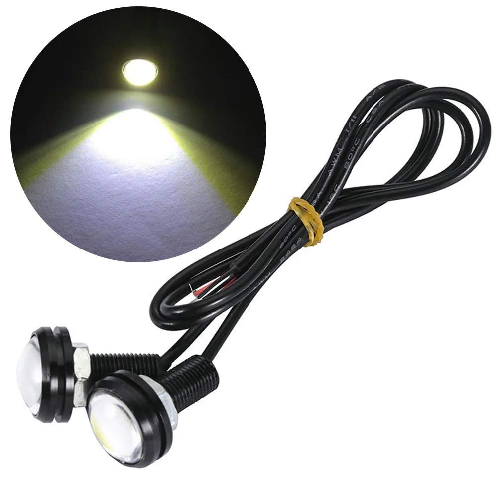 23 мм красный Eagle Eye Light 9 Вт Dc 12 В Автомобильные светодиодные дневные ходовые огни Drl