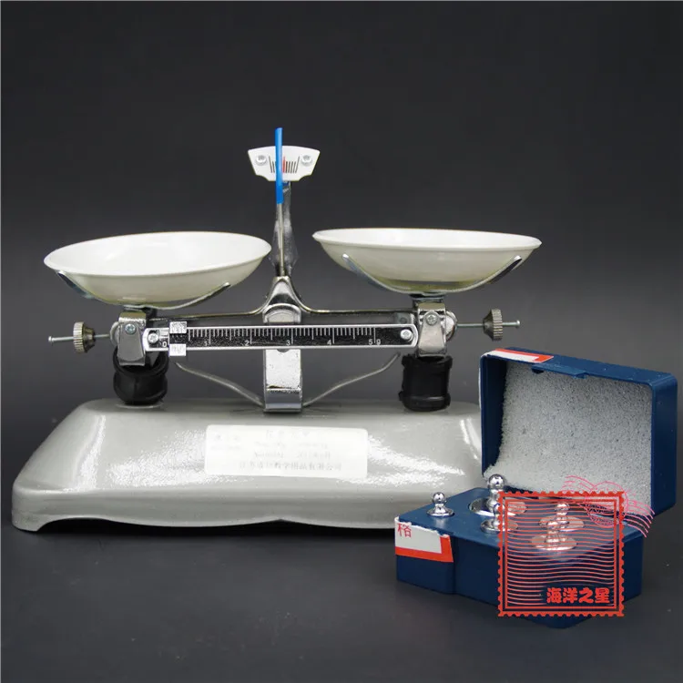 

Tray balance with the balance of 100 g with the balance of drug testing equipment chemical laboratory equipment