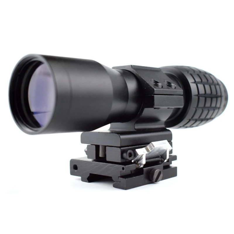 Tactical 4X Magnifier Sight Hunting Optics Scopes Shooting Airsoft Riflescope For 20mm Picatinny Rail | Спорт и развлечения