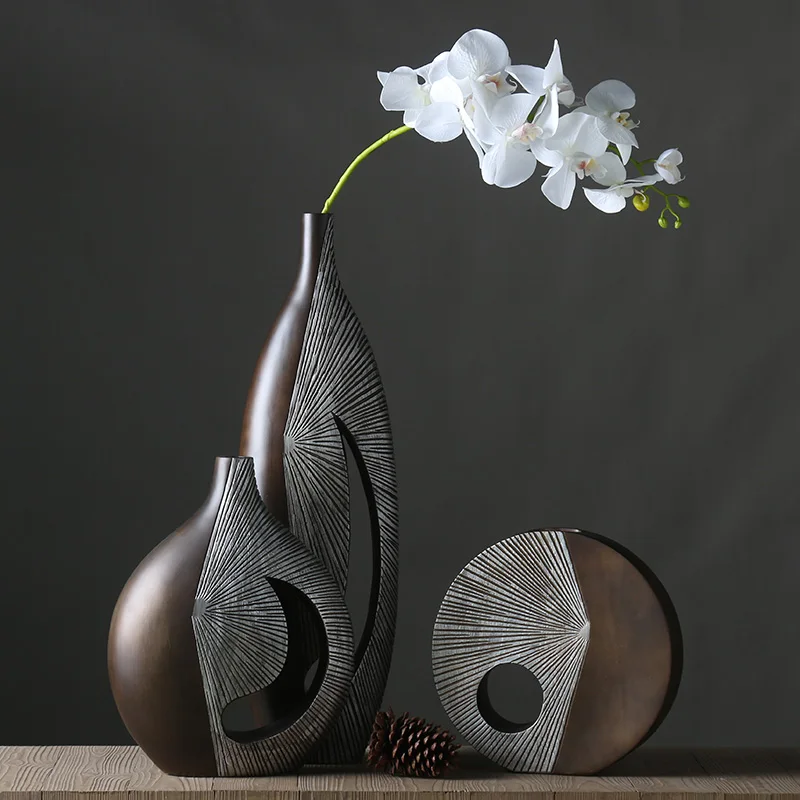 Креативная Скандинавская декоративная ваза для сушеных цветов европейская