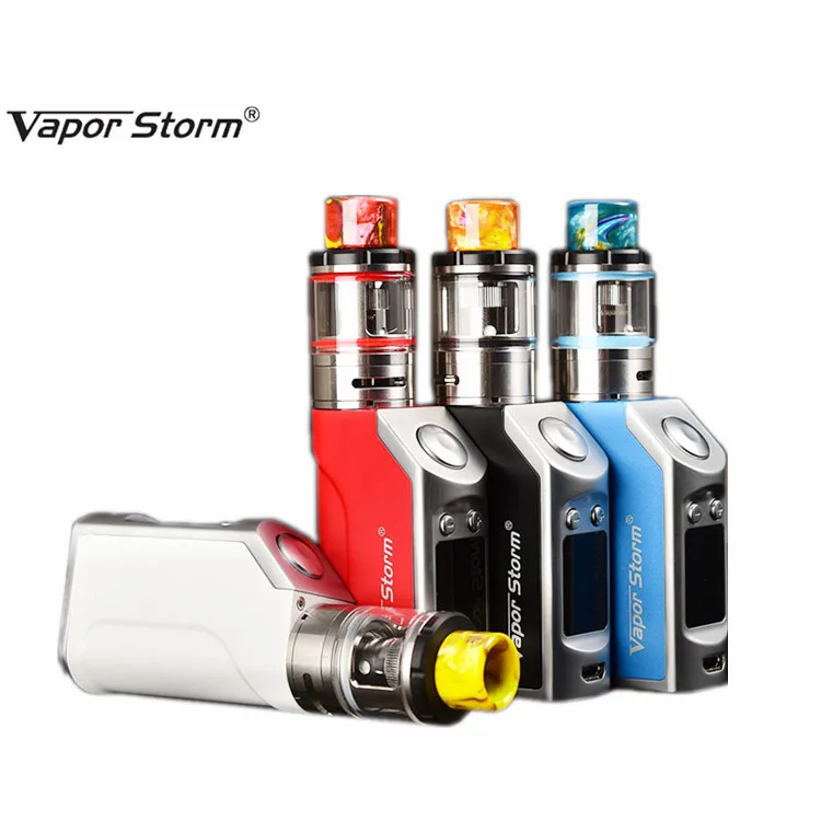 Оригинальная электронная сигарета Vapor storm 50 Вт бокс мод 1200 мАч встроенный