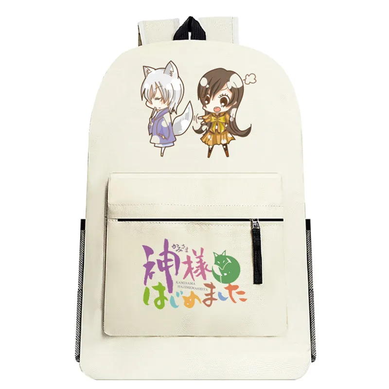 Kamisama Love Kiss Женский Рюкзак Kawaii Mochila Feminina холщовые школьные сумки Kawaii дорожная сумка милый рюкзак