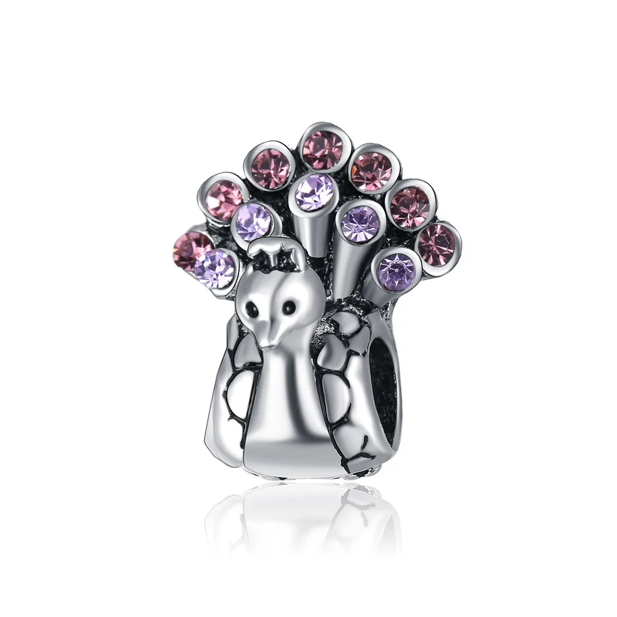 Бижутерия с бисером Pandora Bisuteria Bracciale Хрустальная подвеска павлином ювелирные