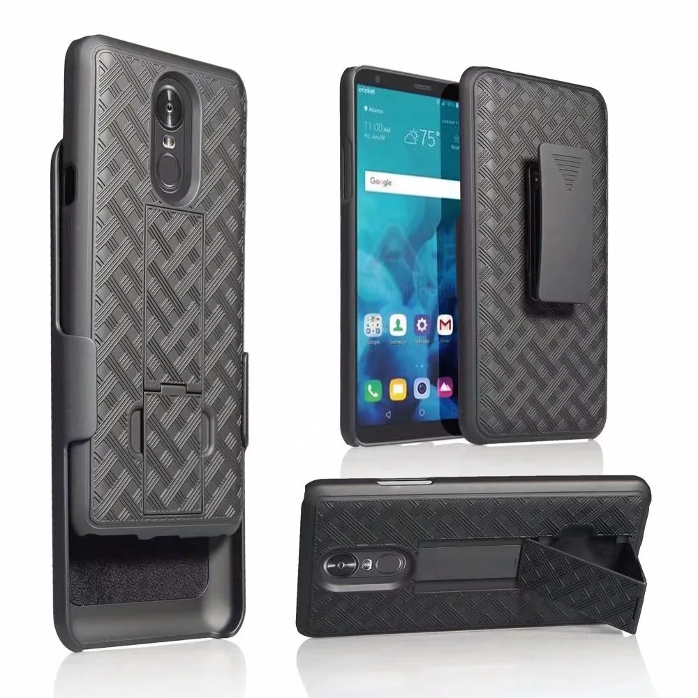 V30 K10 2018 Чехол для мобильного телефона с зажимом на пояс LG Stylo 4 жесткая