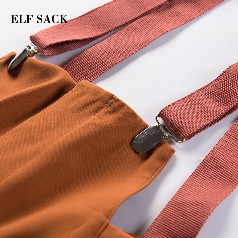 ELFSACK летние женские шорты мягкие модные элегантные британский стиль короткие