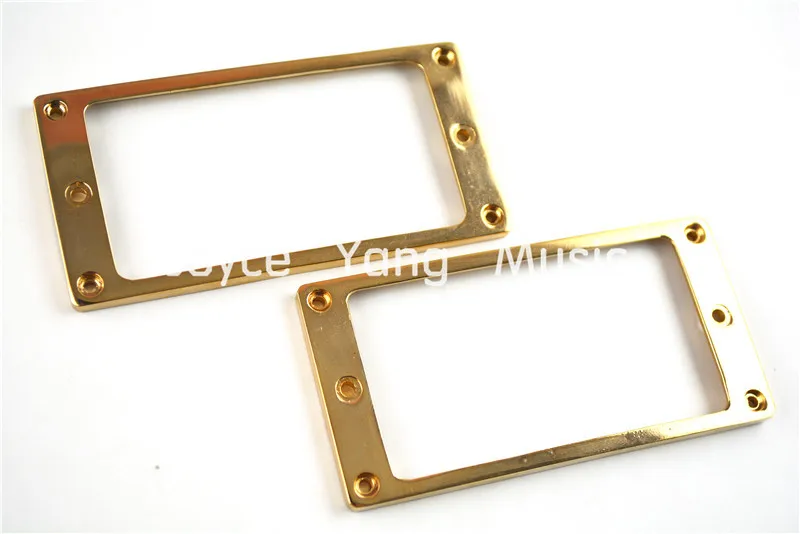 Плоский металлический хамбакер Niko 1 комплект из 2 шт. высота 4 мм толщина золота с 8