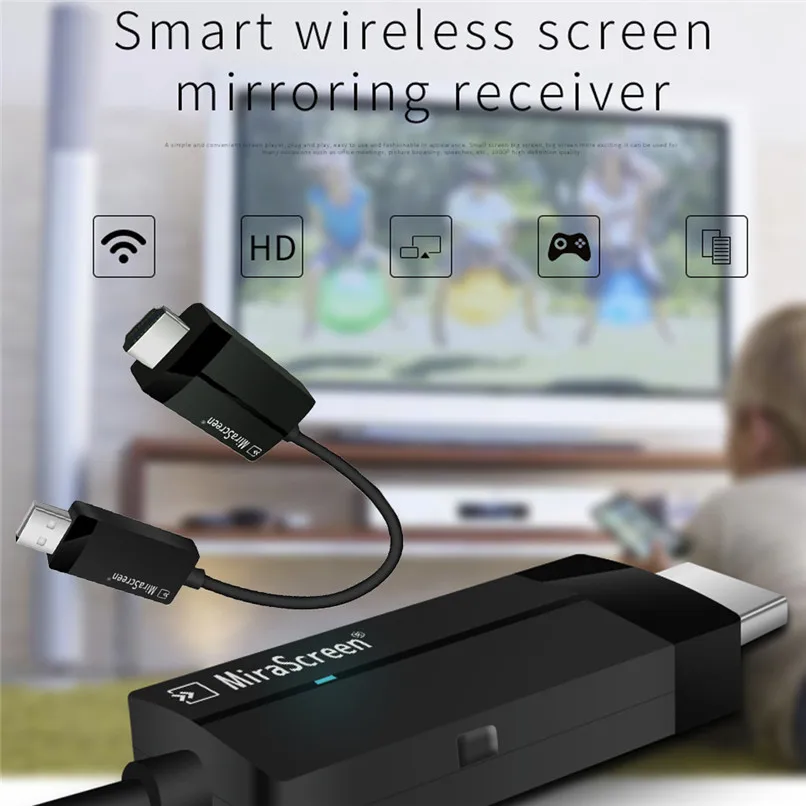 Тот же экран адаптер беспроводной Push Rreasure с экран линии планшеты телефон к ТВ HDMI для IOS 30A28