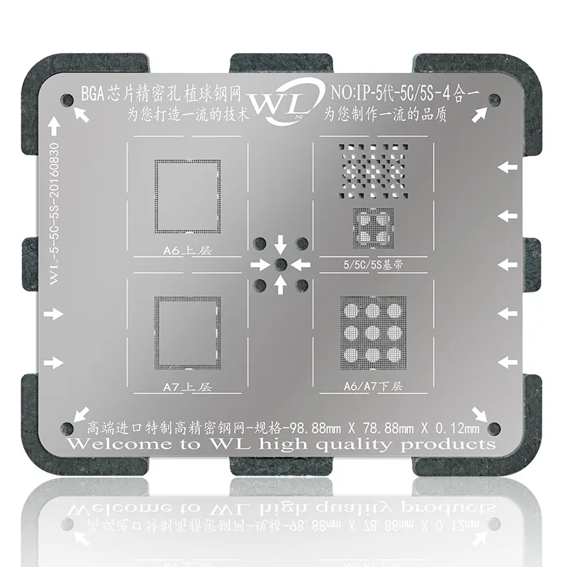 Youkiloon NAND Процессор чип BGA Reball олово завод стальная сетка олова узкополосной