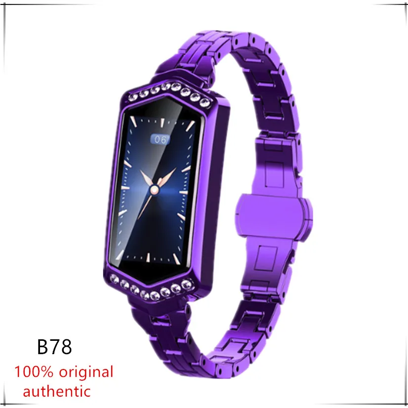 B78 Смарт-часы женские фитнес-браслет пульсометр Мониторинг Артериального