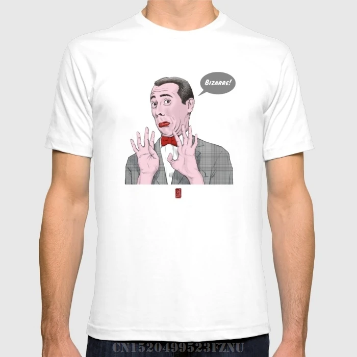 Летняя скидка мужские футболки Pee Wee Herman #1 Короткие хлопковые Homme Костюмы | Мужская