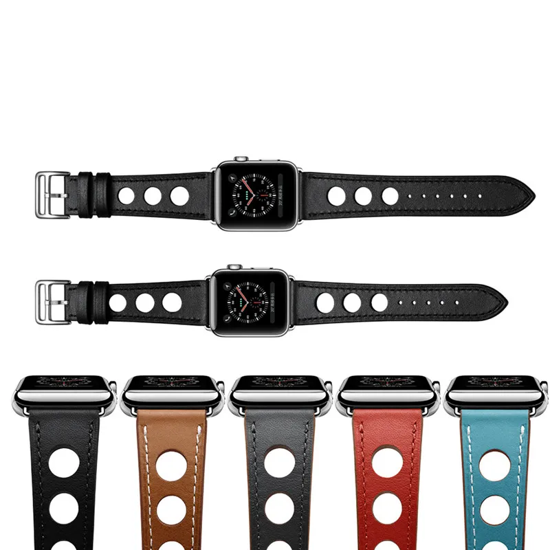 EIMO натуральная кожа петля ремешок для Apple Watch группа 42 мм 38 мм один тур ремешок для iwatch 3 /2/1 аксессуары ремень