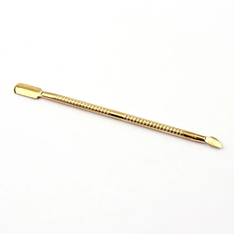 1 шт. толкатель для кутикулы из нержавеющей стали|stainless steel cuticle remover|nail pushercuticle pusher |