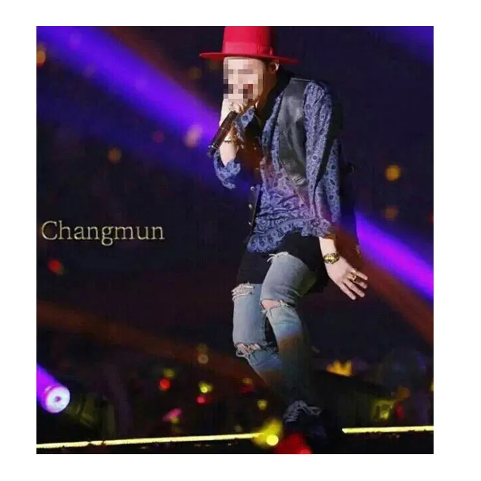 S-XXL ! Fashion Men's GD Small hole slim straight leg trousers male jeans gd casual singer costumes | Мужская одежда