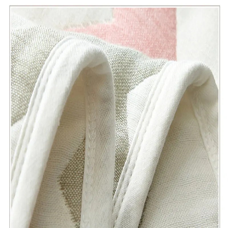 

Baby Blankets Newborn Super Soft Baby Swaddle Wrap Leaf Shaped Stroller Blanket Cotton Swaddle 2 Layers Kids Thin Blanket