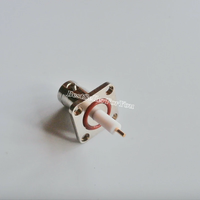 10 шт. BNC гнездо 4 отверстие фланец припой PTFE чаша палуба уплотнительное кольцо