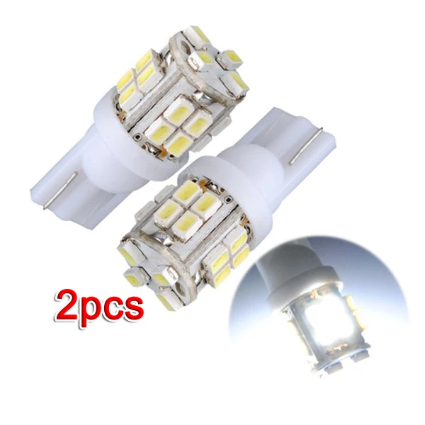 TOYL 2 * T10 501 W5W светильник 20 светодиодный одов 1210 SMD Белый Ксенон автомобильная лампа