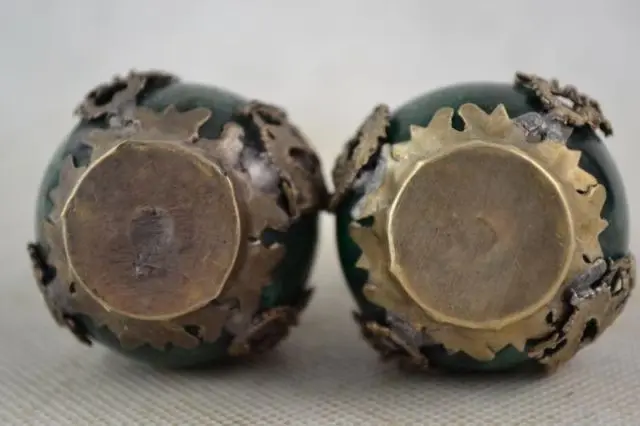 Китайская статуя фэн-шуй-фу собаки кирины серебра Феникса нефрита | Дом и сад