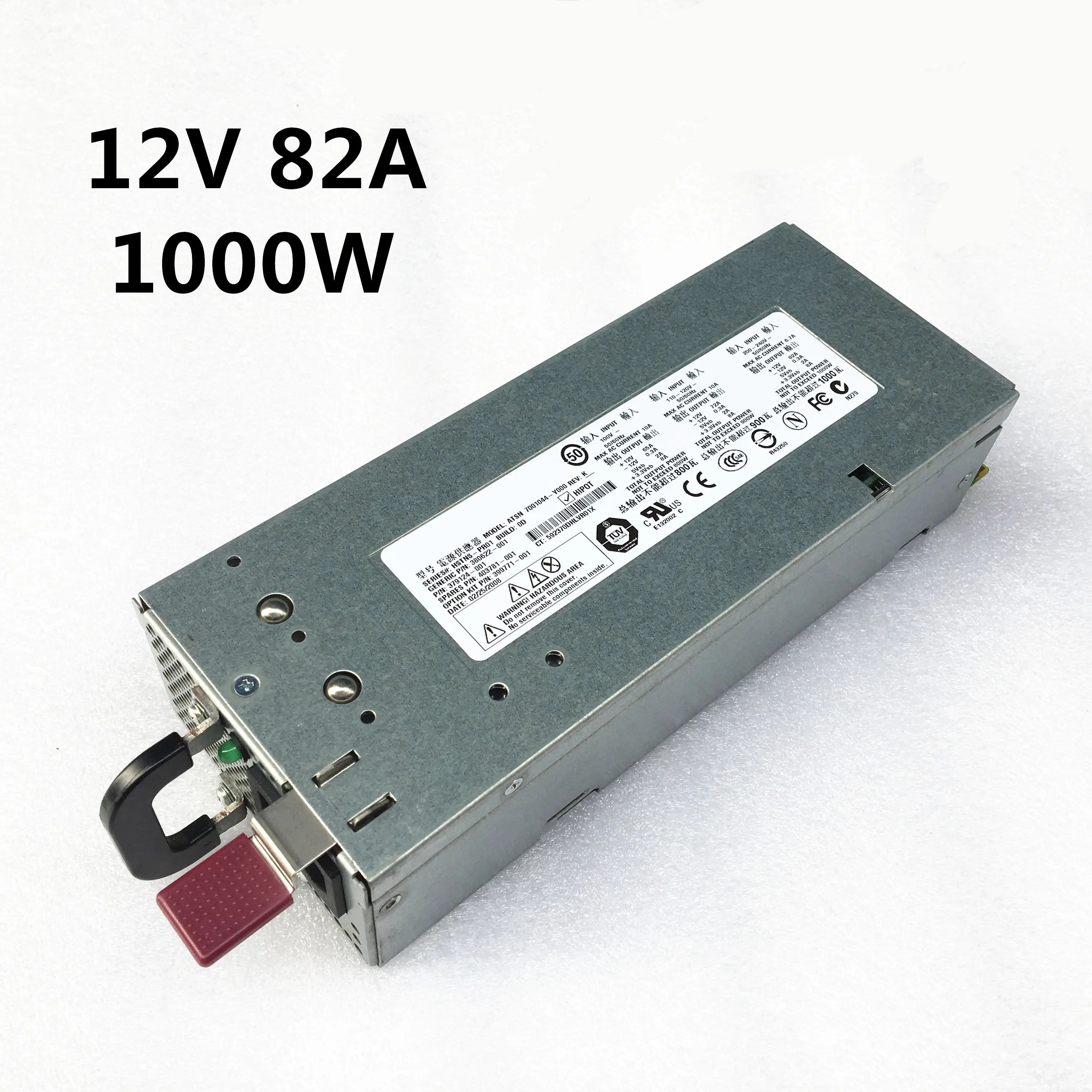 DL380G5 Server power DPS-800GB A HSTNS-PR01 380622-001 379124-001 403781-001 12V82A 1000W Switching supply 100%Strict test | Обустройство