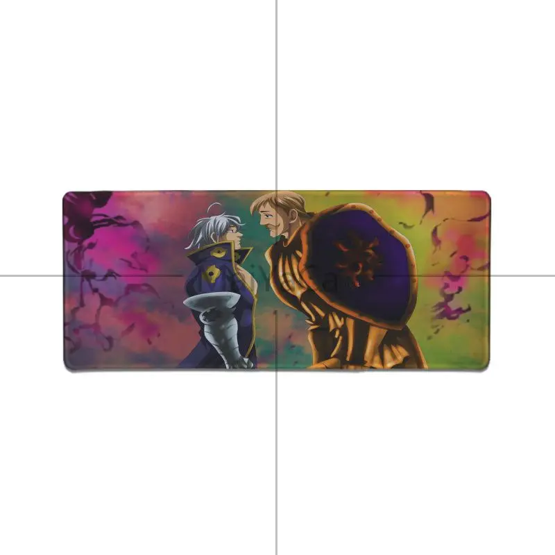 Lock Edge 30x80cm MaiYaCa Nanatsu no Taizai The Seven Deadly Sins японский аниме Настольный коврик для мыши игровая мышь подкладка для коврика для ноутбука ноутбук Настольный коврик - Цвет: Lock Edge 30x80cm