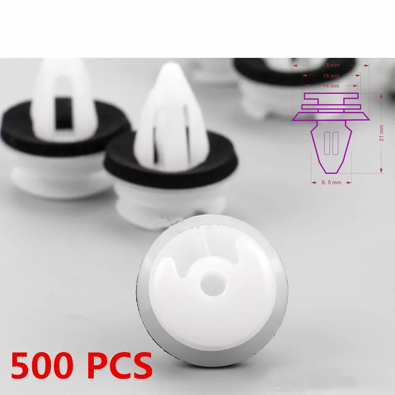 500 шт. OEM качественная пластиковая Автомобильная внутренняя отделка двери зажимы