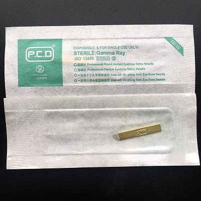 100pcs pcd 12 Goochie Перманентный макияж микроблейдинг пигменты для бровей для татуажа бровей и губ чернила для татуажа Микро Пигмент 6 цветов - Цвет: 100pcs pcd 12