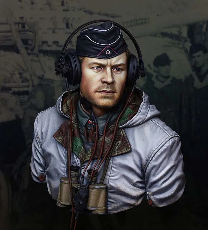 Масштаб 1/10 неокрашенный бюст из смолы коллекция tankman бюст|Наборы для сборки