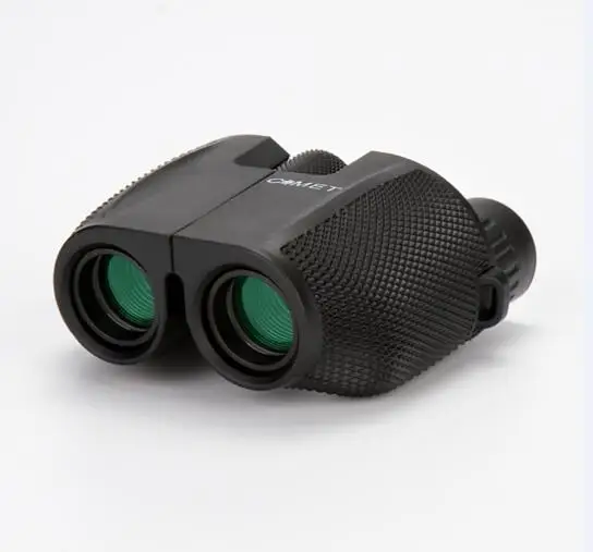 Black 10X25 HD Все-оптическая зеленая пленка водонепроницаемый бинокль телескоп с Bak4 Prism для путешествий бинокль прямая - Цвет: Black