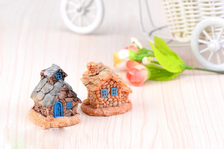 Фигурки загородного коттеджа декоративный дом Искусственный аквариум статуя