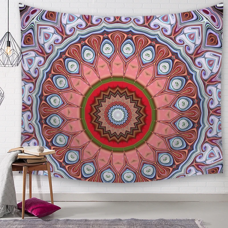 Геометрия гобелен настенный песчаный пляж пледы коврик одеяло палатка для