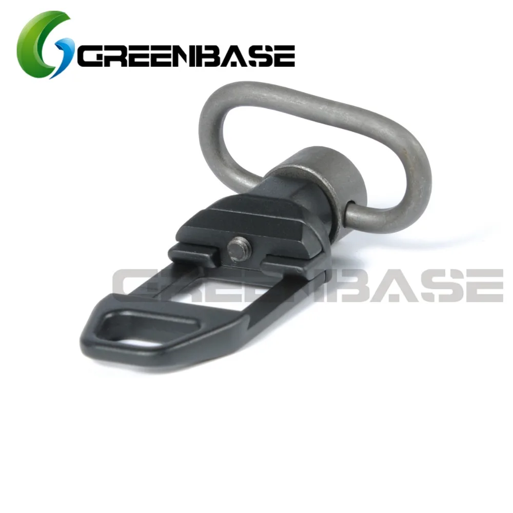 Greenbase Тактический Quick Release антабка 1 25 ''строп петля Сталь поворотные крепления
