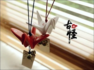 Ветряные колокольчики из керамической бумаги открытки для желаний украшения