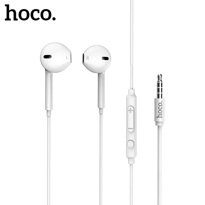 HOCO M55 наушники со встроенным микрофоном 3,5 мм проводные наушники игровые для huawei Xiaomi с микрофоном гарнитура
